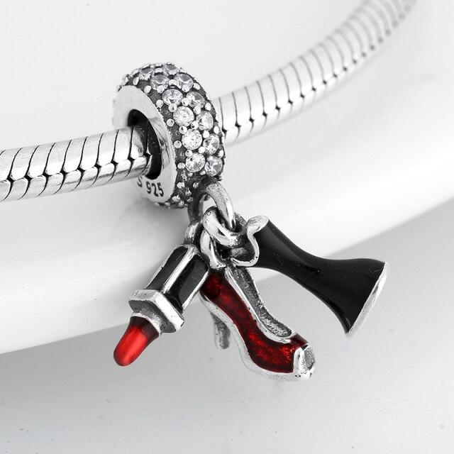 925 Sterling Silver Bead Openwork Sweet Hearts Crown Charms Beads Fit Jiuhao Bracelets Bangles Diy Womens Jewelry