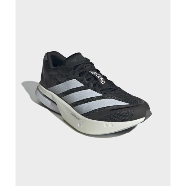 adidas Adizero Boston 13 Siyah Beyaz Gri Erkek Spor Ayakkabı Core-Black Cloud-White Grey-Five JS4938