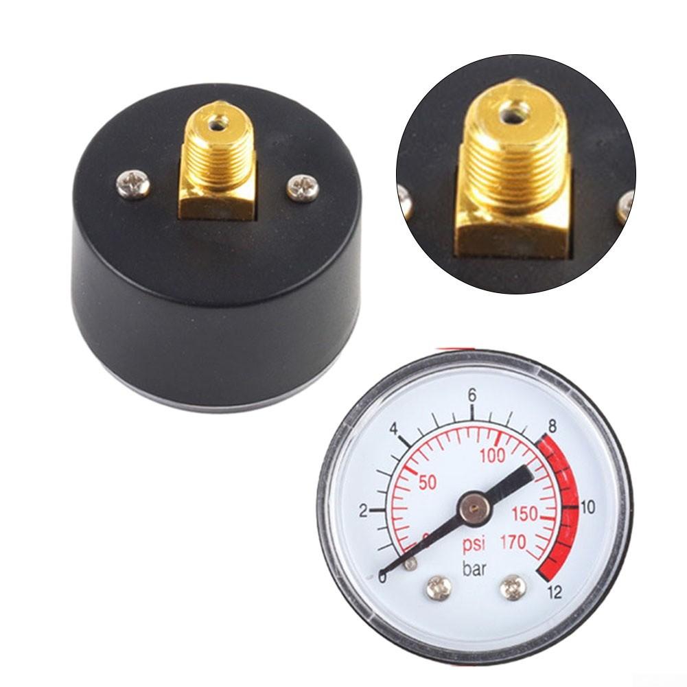 Air Compressor Pneumatic Hydraulic Pressure Gauge Male Thread Bottom