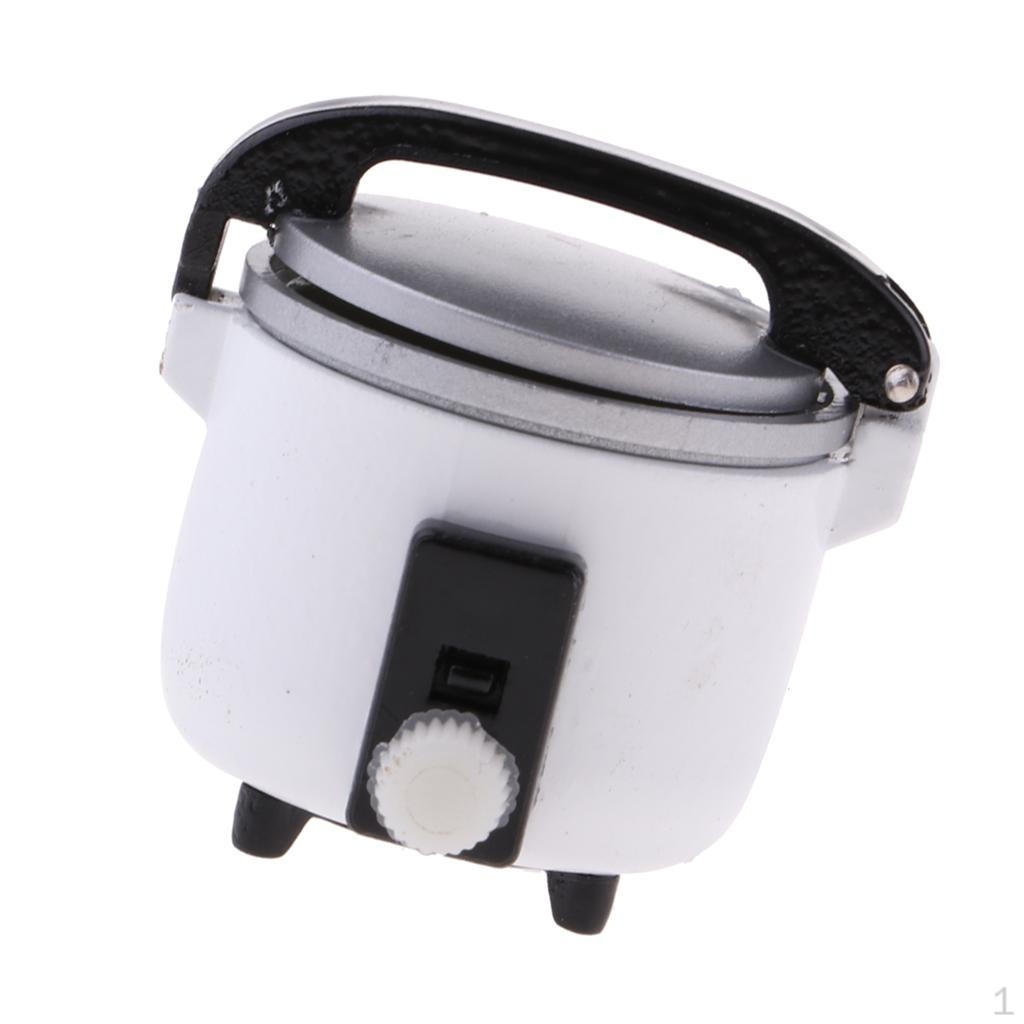 1:12 Dollhouse Miniature Electric Rice Cooker Kitchen Accessories