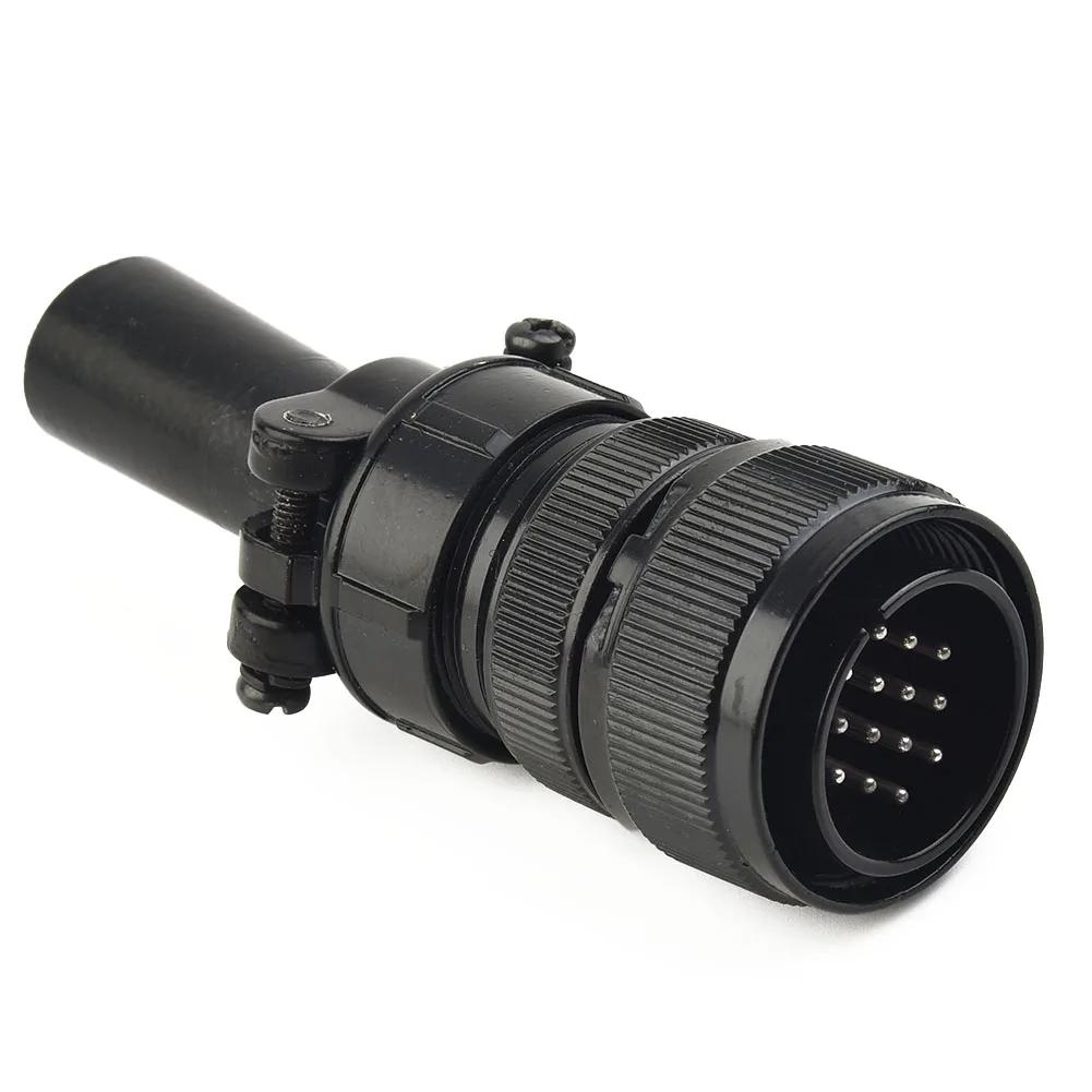 14 Pin Male Connector With 1.6mm Pin Diameter And 1 1/8'' 18 UNEF Thread For Miller TIG For Hobart MIG Welding Systems