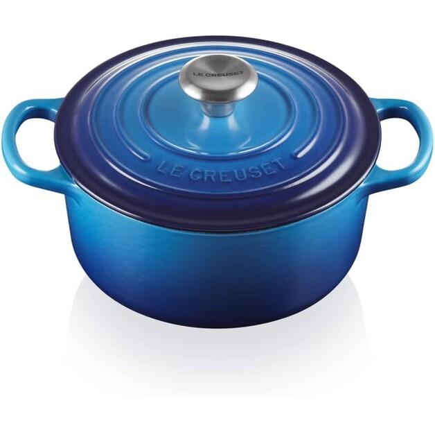 

Чугунная жаровня Le Creuset Signature круглая 18 см лазурь 1,8 л (21177182202430)