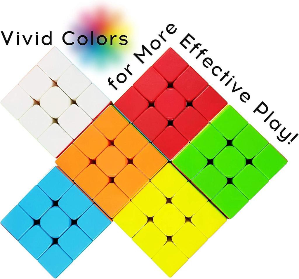 3x3 Speed Cube, MoYu, Stickerless Smooth, 3x3 Standard, Puzzle Toy
