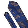 Designer Blue Ties for Men 10 Styles Necktie Pocket Square Cufflinks Set Wedding Dating Party