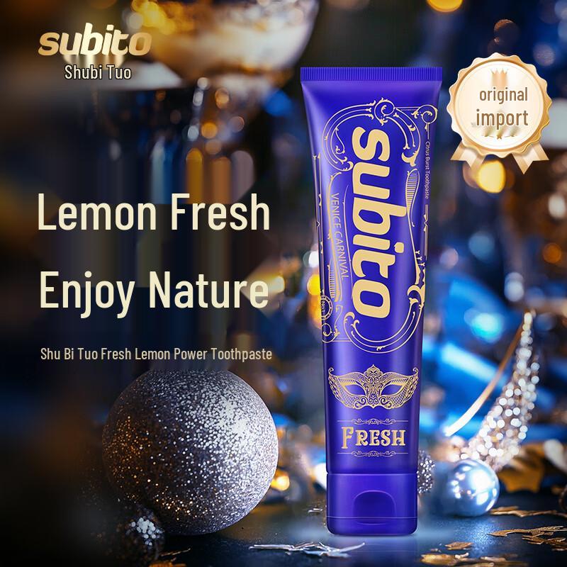 Shubito Fresh Lemon Whitening Toothpaste