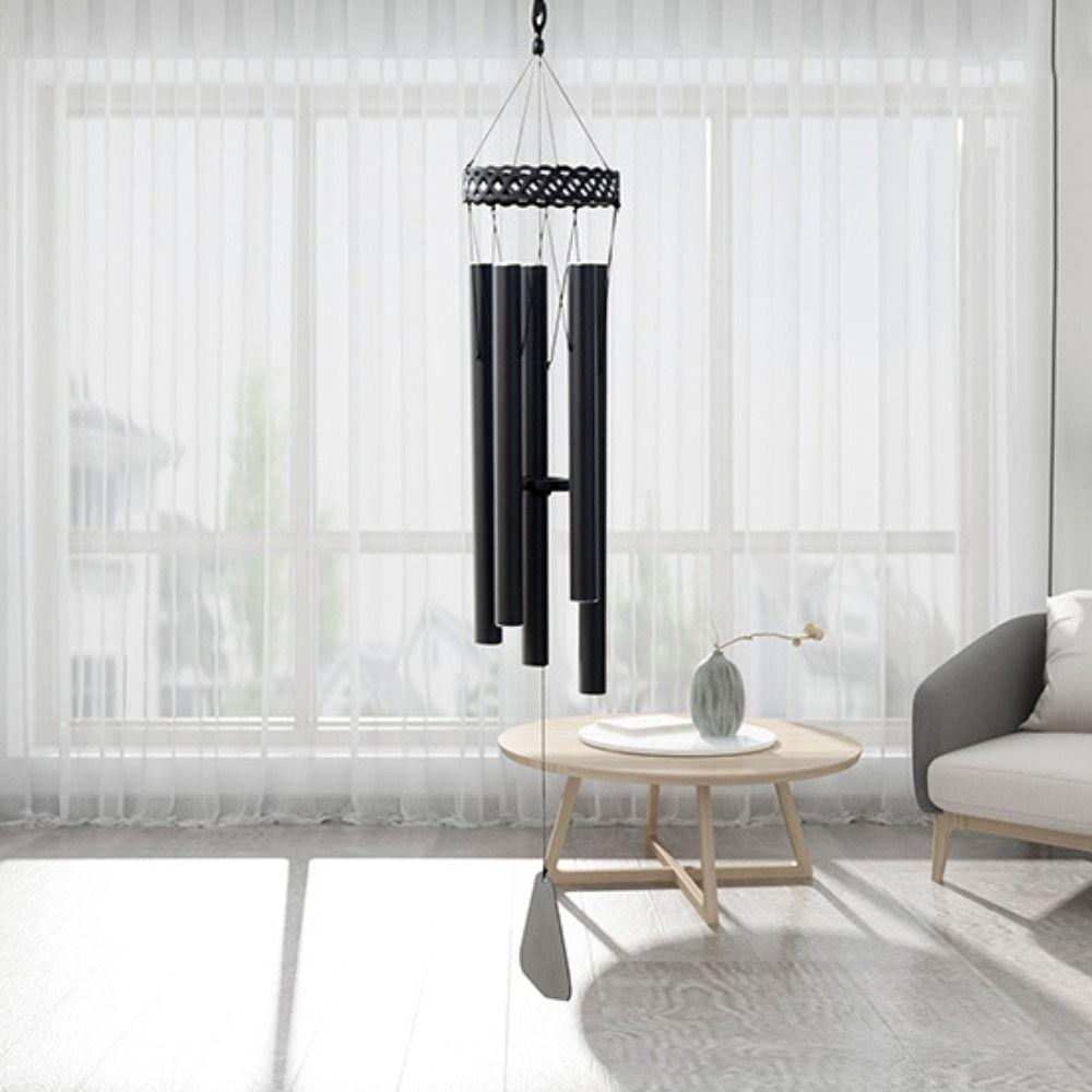 Retro Aluminum Tube Wind Bell Metal Blessing Bell Garden Decor Wind Chimes  Outdoor