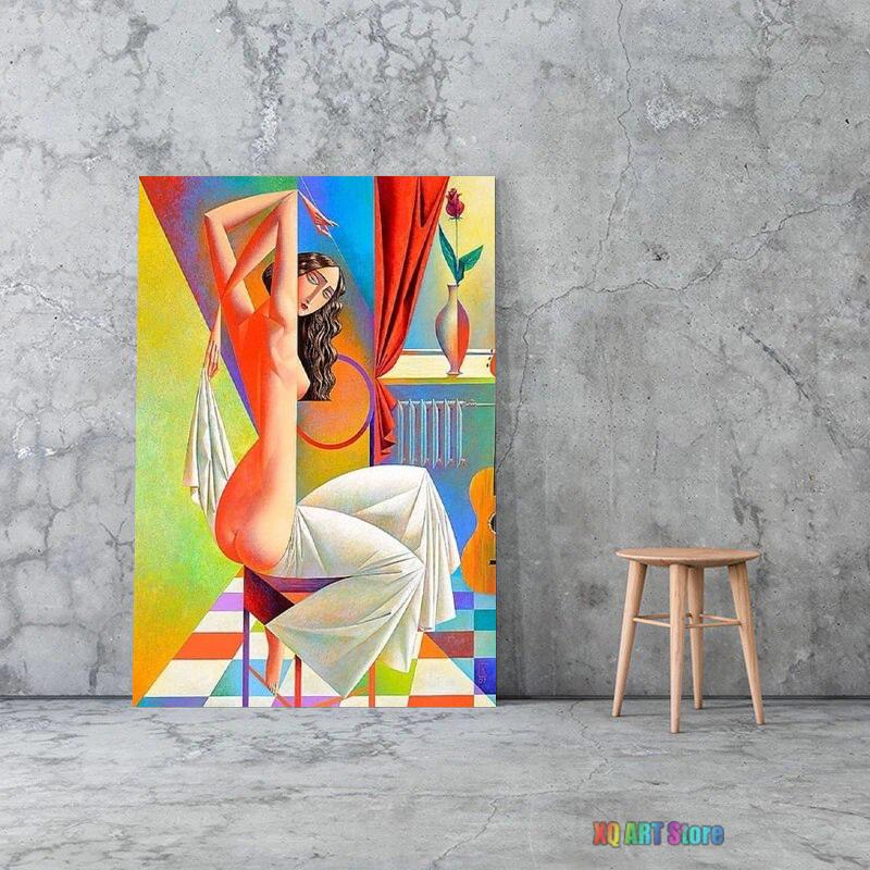 Abstrakte Kvinneplakater Veggkunst Lerretsmalerier Og Trykk Klassiske HD-bilder For Stue Hjemmekontordekorasjon Uten ramme