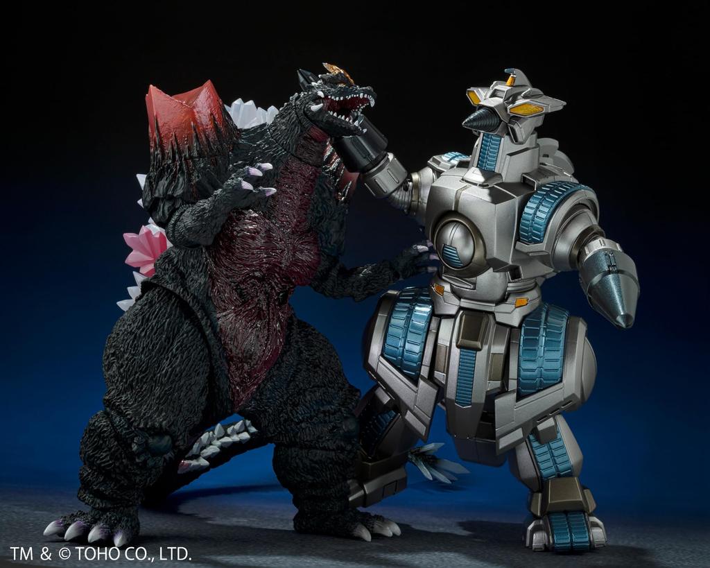 TAMASHII NATIONS Godzilla Space Godzilla Force Storage Dock Sally Spirits Action Figure Vs. M.O.G.E.R.A.G Ver.Bandai S.H.MonsterArts