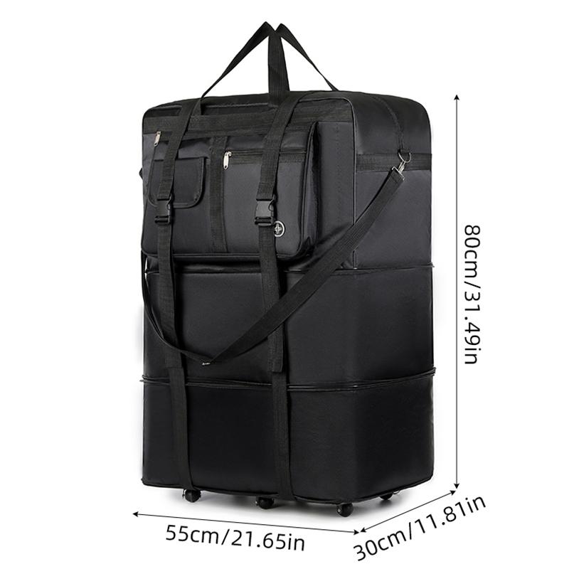 75L Travel Bag Air Consignment Bag Large-capacity Study Abroad Suitcase Aircraft Consignment Box Universal Wheel Folding Luggage Bag