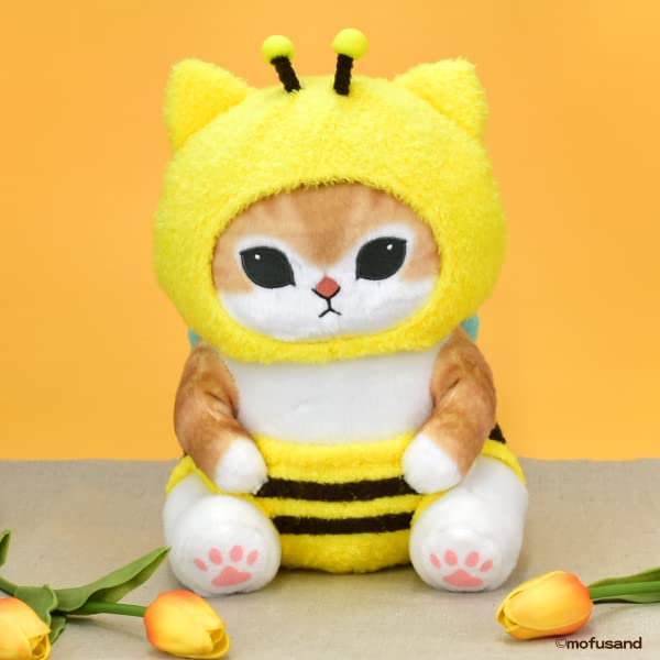 Mofusand Honeybee Nyan Big Plush 1 Type Toy, Juno, Approx. 30cm,