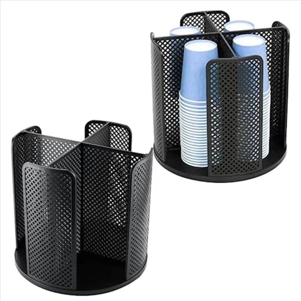 Removable Coffee Cup Dispenser 4 Compartments Desktop Storage Organizer  Coffee Shop