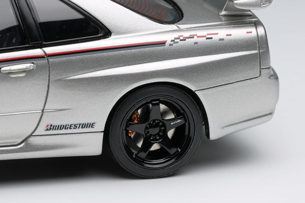 Make Up EIDOLON Scale Nismo R34 Prototype Tokyo Auto Salon 2001 Silver Finished Product EM791 1/43 GT-R Z-tune
