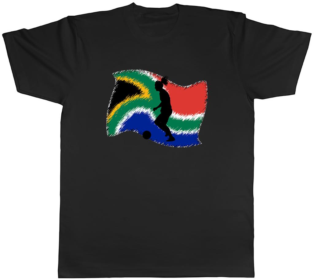 South Africa Flag Womens Football Mens Unisex TShirt Tee