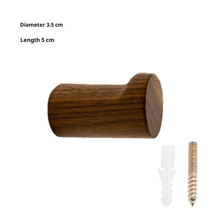 Wall Hanger Wood Hook Beech Holder Bathroom Key Coat Rack Kitchen Door Decorative Hook For Home Accessories Gadgets Organization