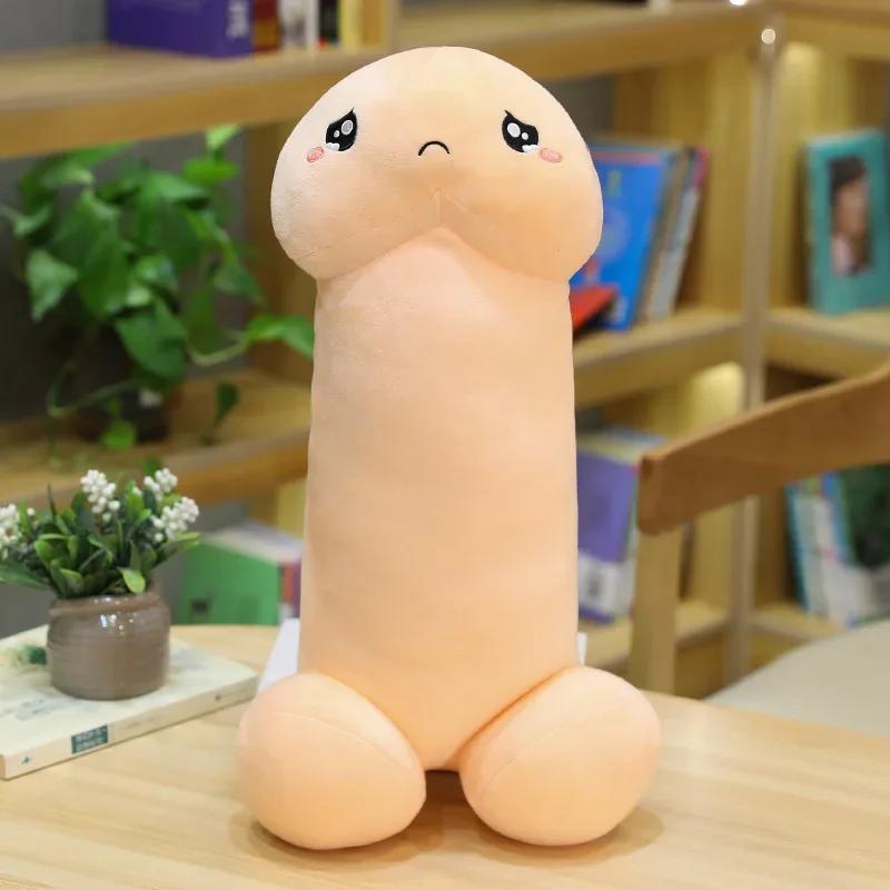 Giant Penis Plush Body Pillow Long Funny Dick Stuffed Doll Simulation Penis Soft Decorative Body Pillow Adult Cushion Lover Gift