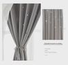 Modern Double-Layer Star Blackout Curtain Fabric for Bedroom and Living Room