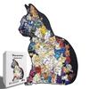Hundred Cats Special-Shaped Puzzle Irregular Original High-Difficulty Piggy Bank Wooden Puzzle