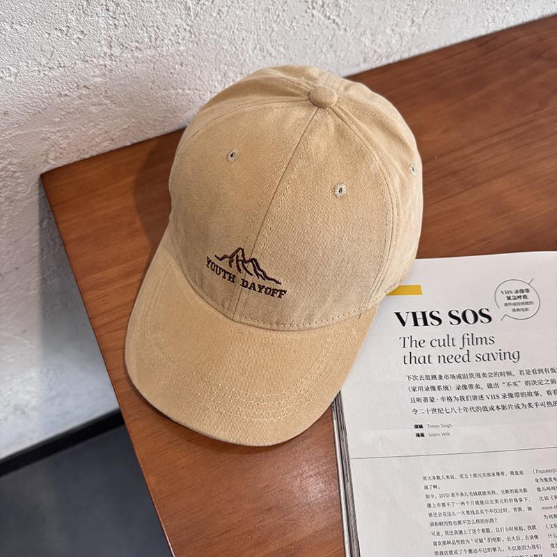 Baseball Cap Women Summer Sun Protection Adjustable With Letter Embroidery For Casual Fashion