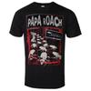 Papa Roach - Invasion Art Pattern Nu Metal Band T-shirt - Casual Trendy Style Cotton T-shirt for Men and Women