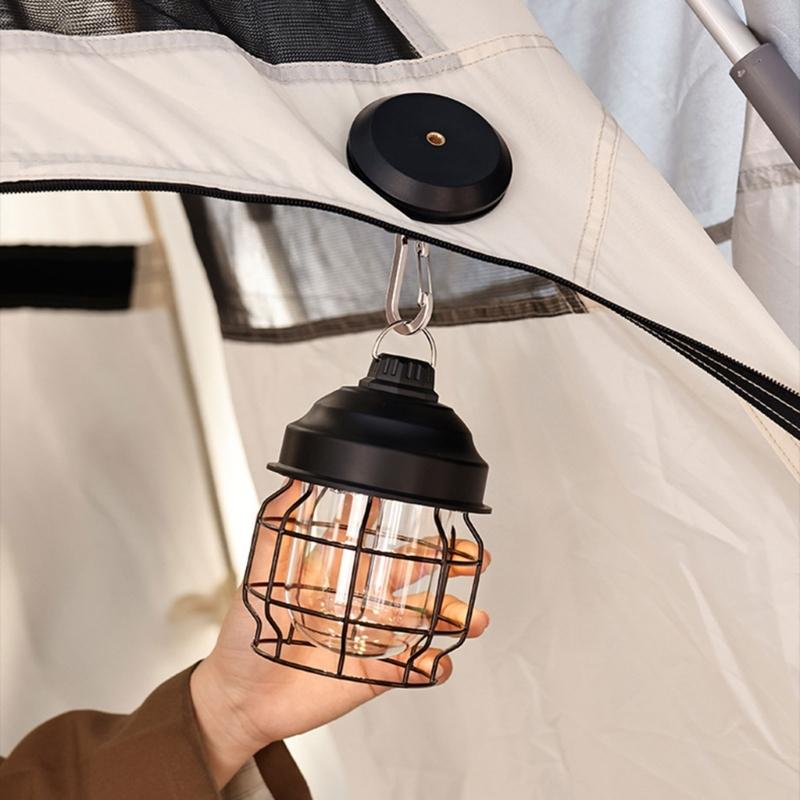 Camping Magnetic Hook Multifunction Outdoor Tent Canopy Expandable Magnet Hanger Canopy Hangings Bag Buckle Folding Hook