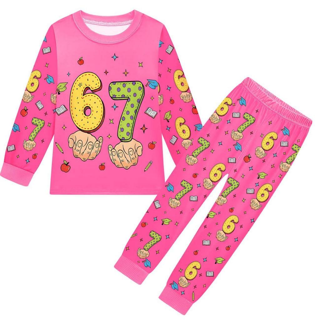 Fashion Children's Two Piece Set For Boys And Girls (Pants+Top)