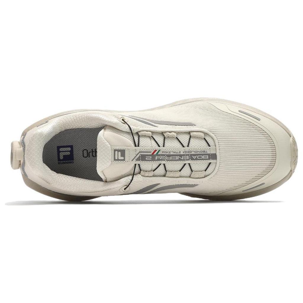 Fila Boa Energy 2 Comfortable Versatile Fabric Low-Top Casual Running Shoes Men Sneaker Birch-Brown A12M411117FTU
