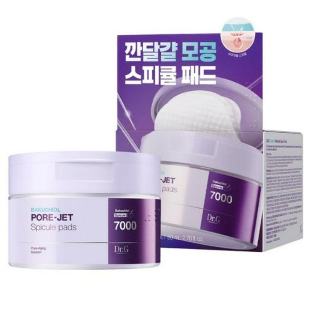 Dr.G Bakuchiol Porejet Spicule Pad Exfoliating & Pore-Care Facial Pads 80ml, 30pcs