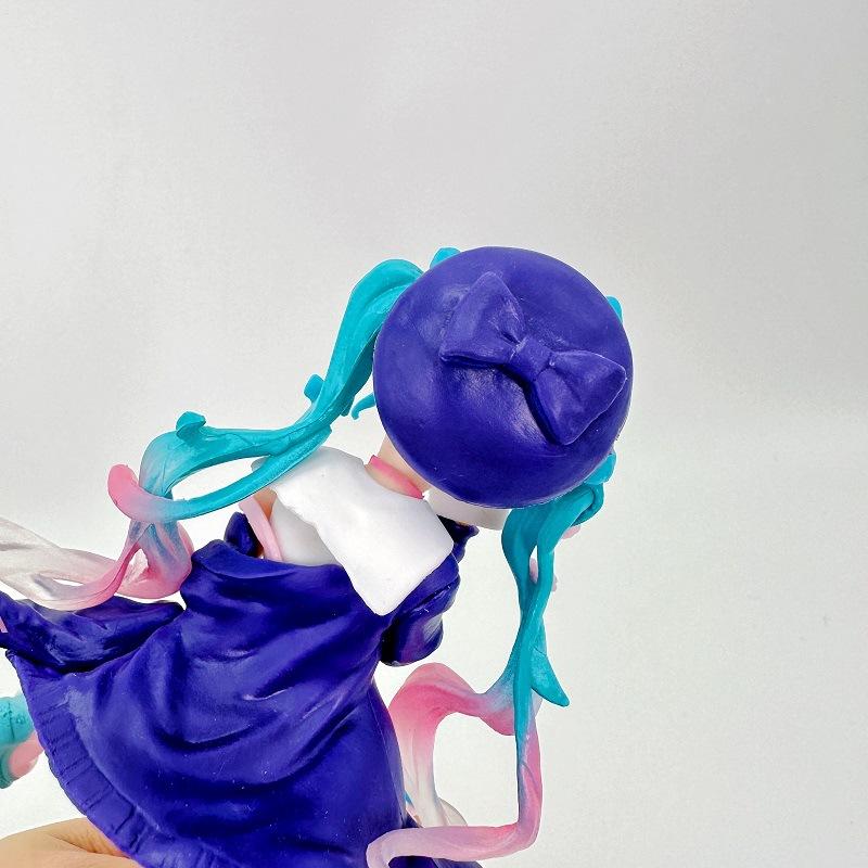 New Anime Hatsune Miku Action Figure Miku Kawaii Collection Model Pink Sakura Kawaiii Doll Collectible Model Toys Cake Decor
