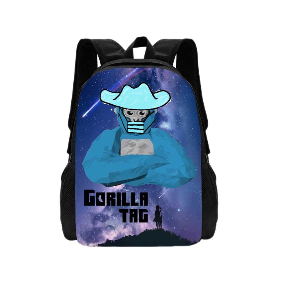 Gorilla Game Tag School школьные сумки для мальчиков и девочек большой емкости мультяшный — фото 9