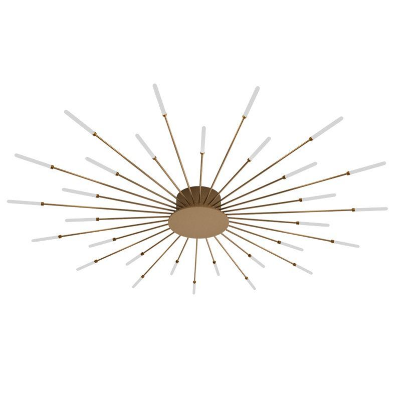 Nordic Fireworks Rotating LED Ceiling Light - High-End Living Room and Bedroom Lighting