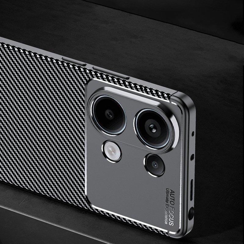 Luxury Case For Redmi Note 13 Pro Global Cover Redmi Note 13 Pro Funda Coque Carbon Fiber Back Case Redmi Note 13 Pro 4G