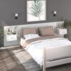 VidaXL Wall-mounted Bedside Tables 2 Pcs White 810972