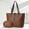 Simple Tote Bag 2 Fashion Shoulder Bag Large Capacity Commuter Bag Small Bag Two-piece Set