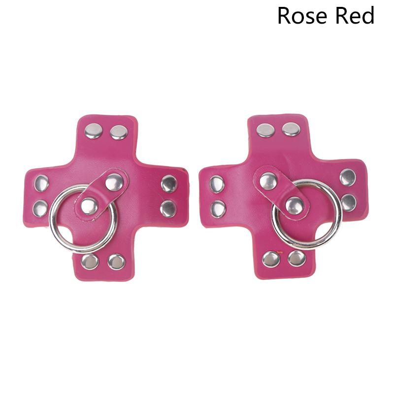 Women 1Pair Sexy Leather Cross Nipple Cover Reusable Breast Stickers Self Adhesive Nipple Pasties Nipple Covers Bra Accessoriesw