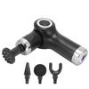 Folding Portable Muscle Massager Muscle Relax Electric Deep Tissue Massage Gun (Black)