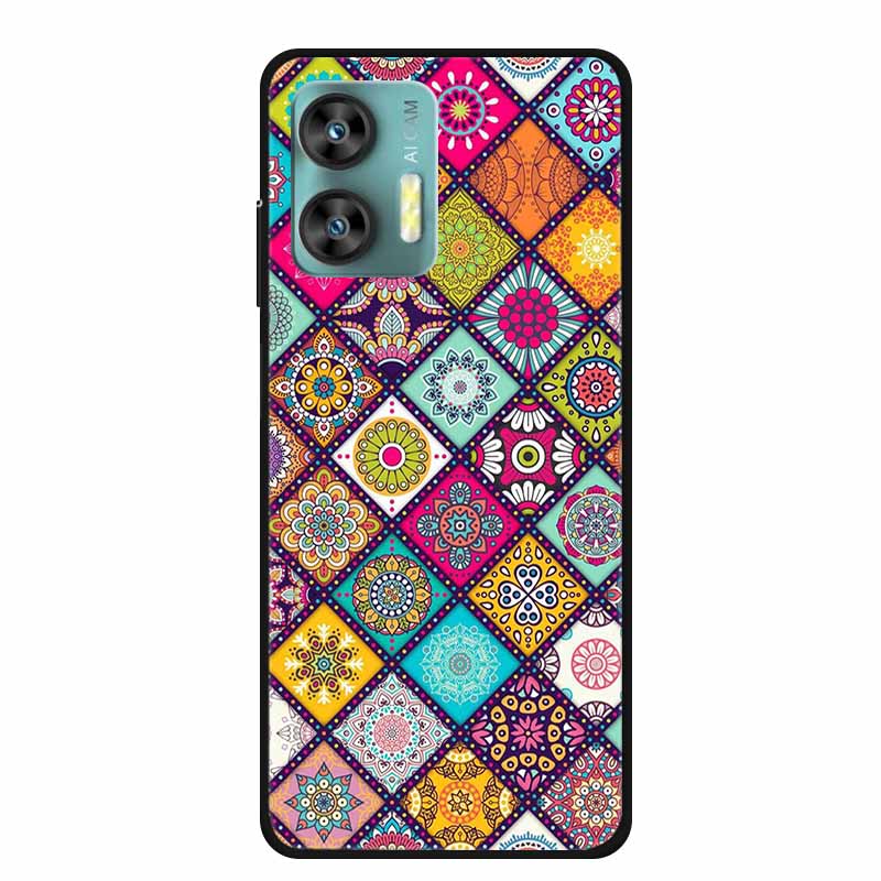 Pro Oukitel C36 C35 Pouzdro Luxusní TPU Měkké Silikonové Pouzdra na Telefon Zadní Kryt pro Oukitel C35 OukitelC36 Nárazuvzdorné Květiny Fundas