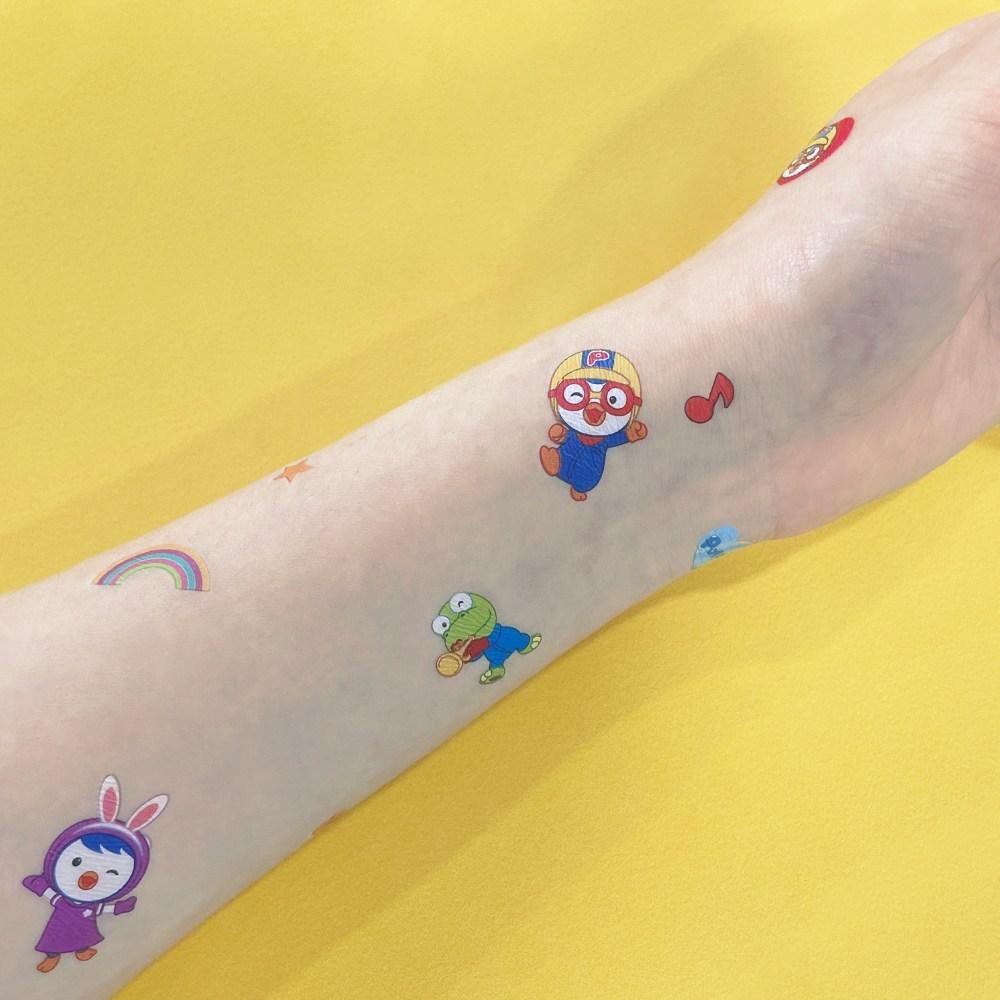 Pororo children's body sticker, mixed colors, 1 piece