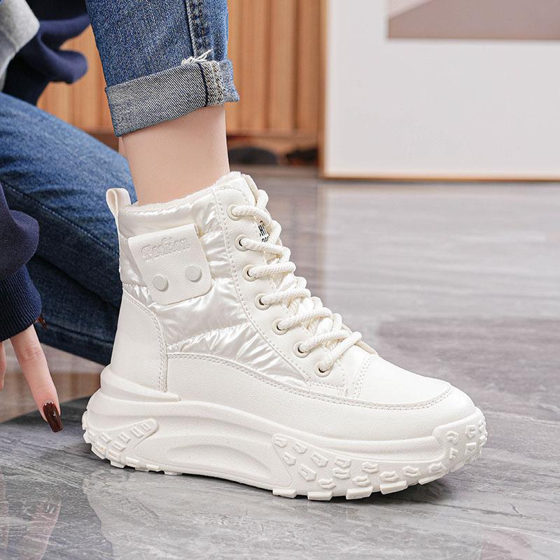 Cold-proof snow boots Winter waterproof and non-slip velvet short boots Thickened warm cotton shoes CY