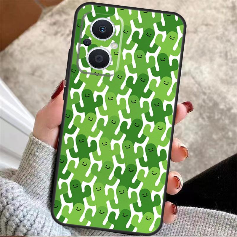 

Чехол для телефона с узором кактуса для OPPO Reno 5Z 4Z 2Z 8T Reno 4 5 6 7 8 Lite OPPO Find X6 X5 Pro X2 X3 Neo Lite OPPO Find X5 Lite