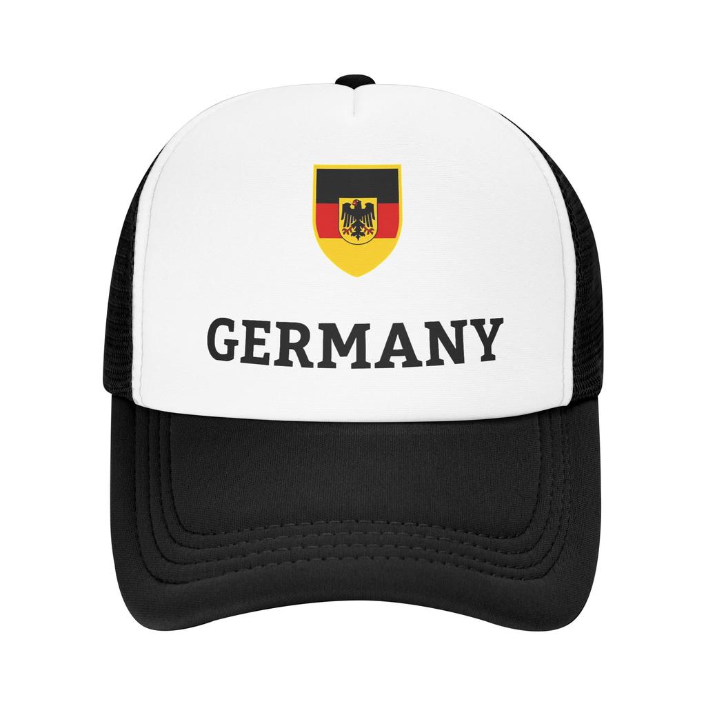 GerUnisexy GerUnisex Football Soccer Flag Mesh Sun Hats Unisex Adult Design Hip Hop Hats Spring Vintage Running Adjustable Baseball Cap