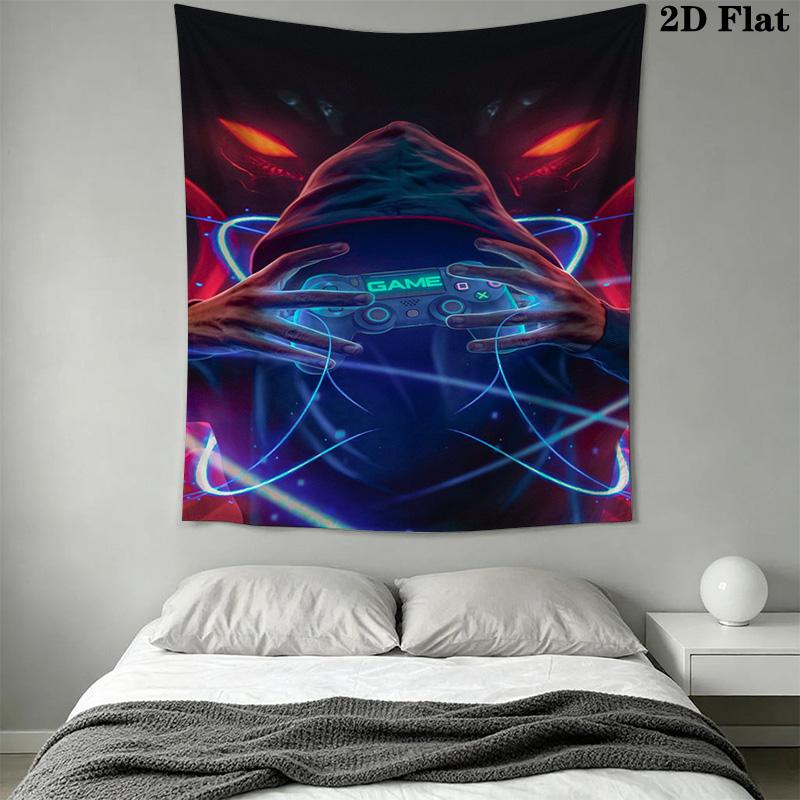 Game Time Wall Tapestry Tapestry Wallmounted Fashion Print Home Decor Background Wall Hanging Cloth Background Cloth