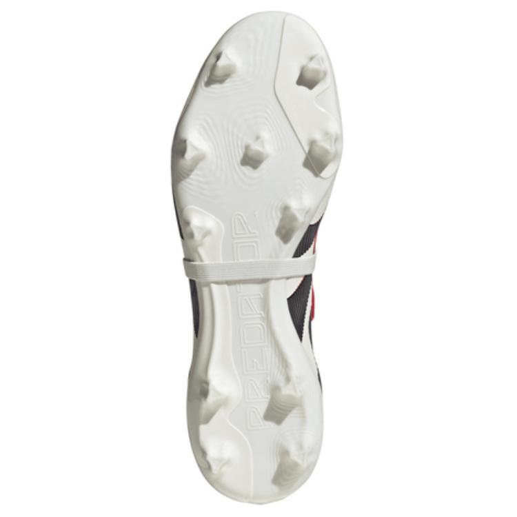 Adidas Predator League Fold Over Tongue FG/MG Off White Core Black Pure Ruby Sneakers JP5737