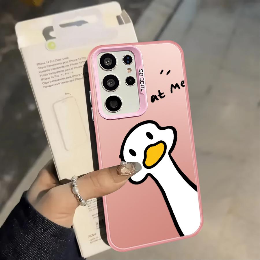 Back Phone Cover Case for Samsung Galaxy A71 A72 A10 A20 A06 A07 A04 A05 A03 A56 A50 A54 A51 A52 Cute Duck