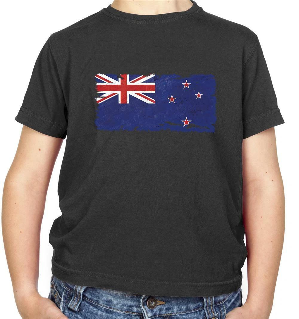 New Zealand Flag Kids T-Shirt - Kiwi - NZ - Flags - Country - Wellington 140