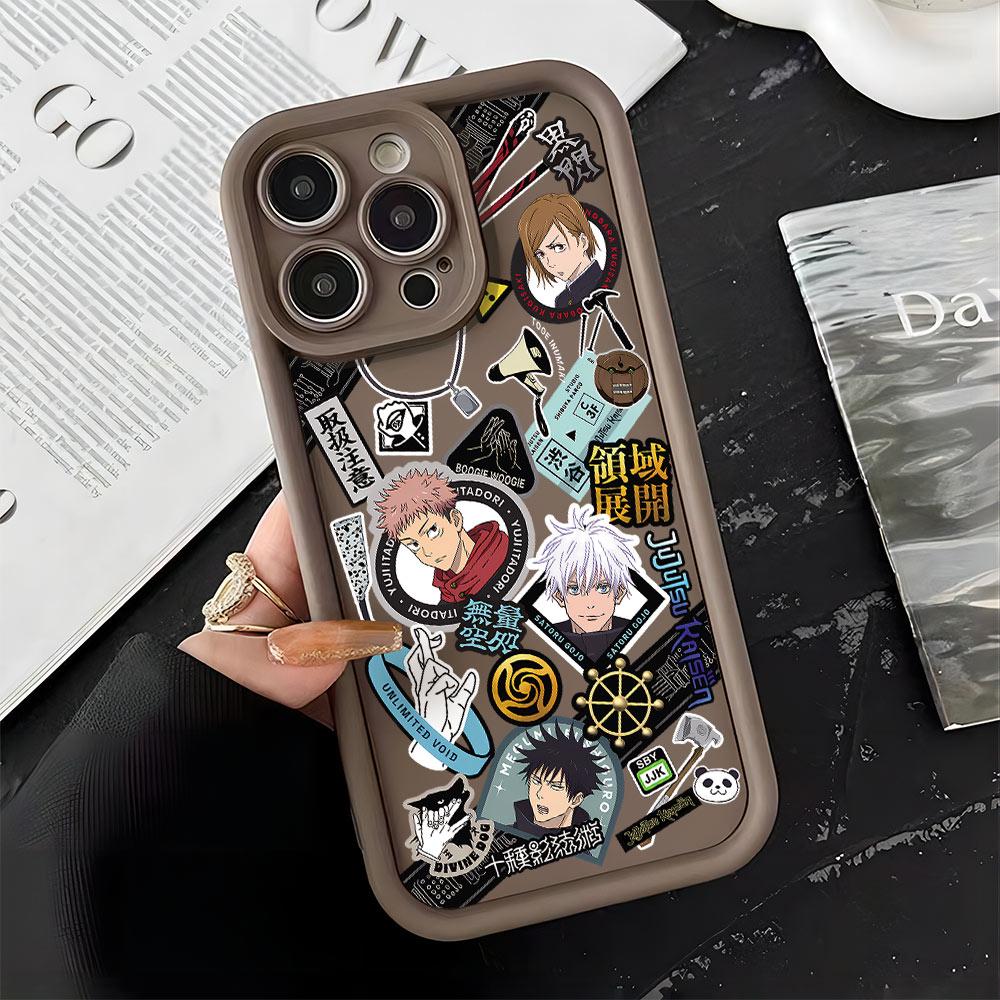 New Jujutsu Kaisen Hot Anime Phone Case For iPhone 17 Air 16 E 15 14 13 12 11 Pro Max Plus Mini SE 2020 2022 Soft TPU Back Cover