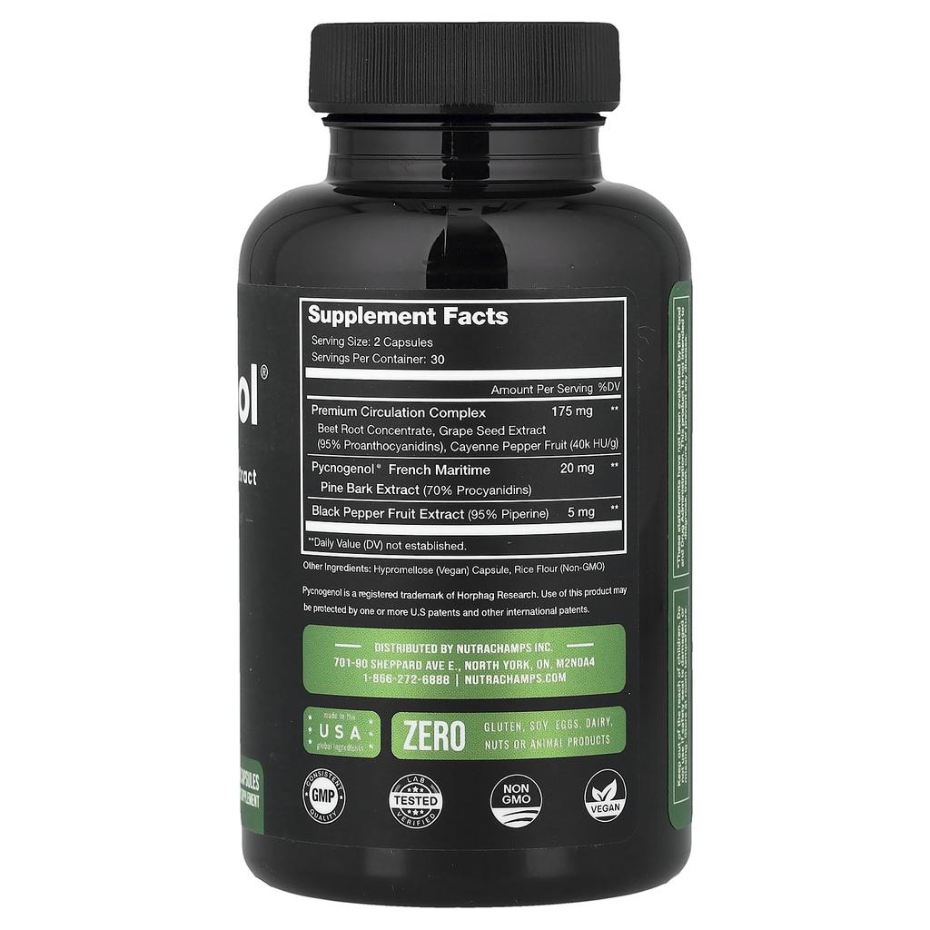 Pycnogenol, 60 Veggie Capsules