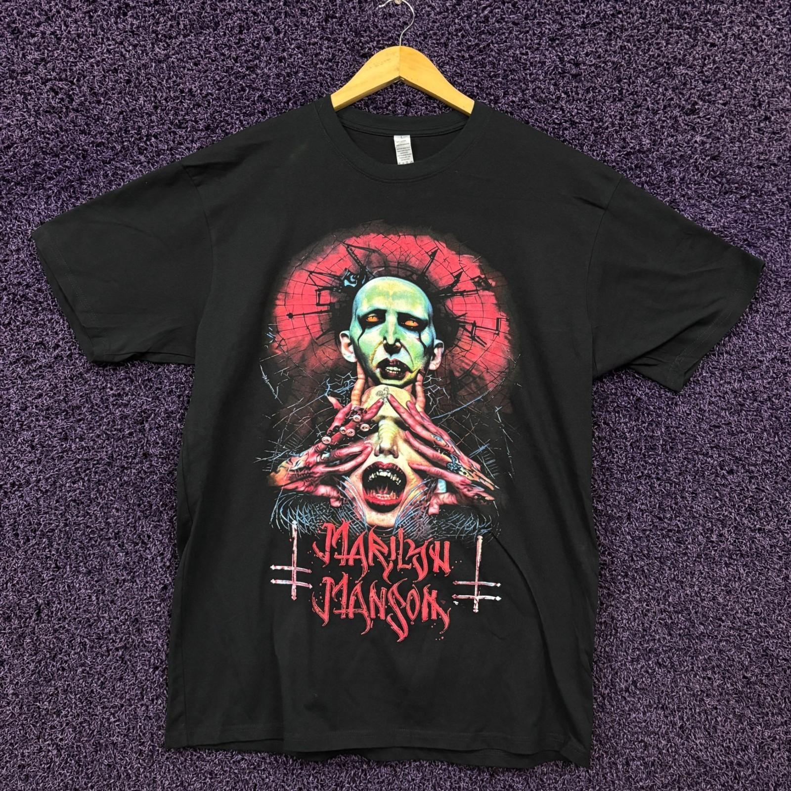 Marilyn Manson One Assassination Under God Band T-Shirt L S