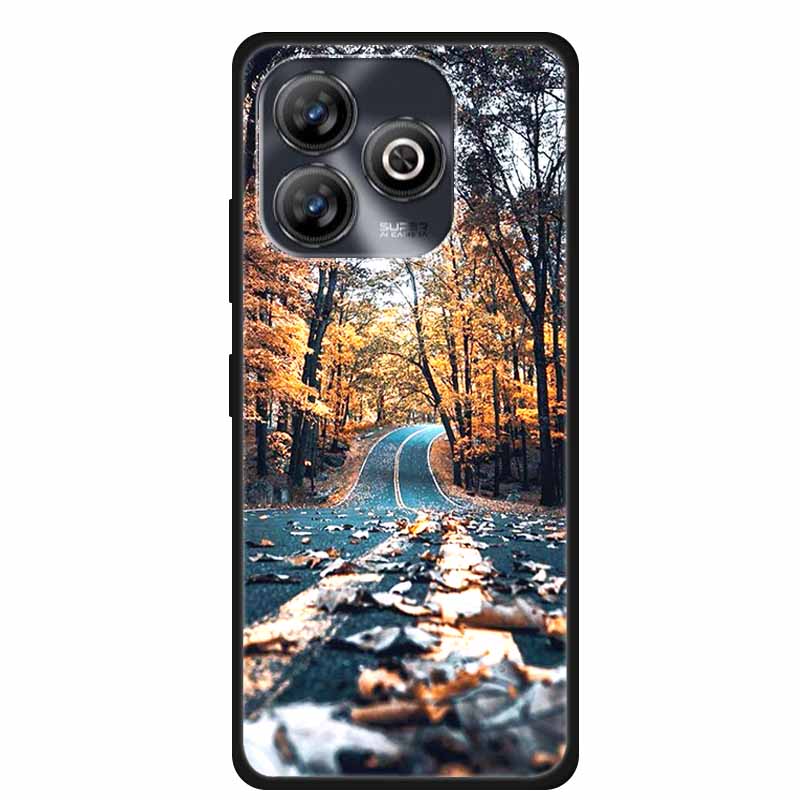 Pro ZTE BLADE A75 4G Pouzdro Zvířata Měkký Silikon TPU Pouzdra na Telefon Zadní Kryt Pro ZTE BLADEA75 Nárazuvzdorný Vlk Ochranný Cool Coque