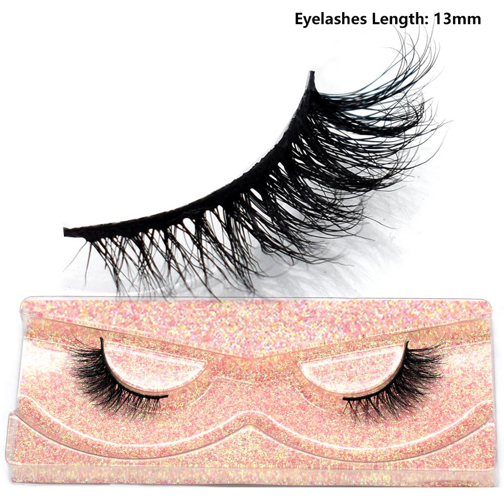 FOXESJI Mink Half Lashes Extension Natural Daily Reusable Short Strip Eye Lashes Mink Fluffy Soft Half False Eyelashes Make Up