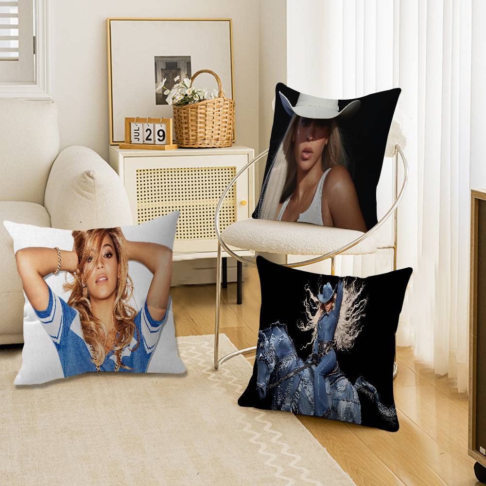 B-Beyonce Singer 45*45cm Cushion Cover Pillow Cover Decor Pillowcase Home Pillowcase For Couch Pillow